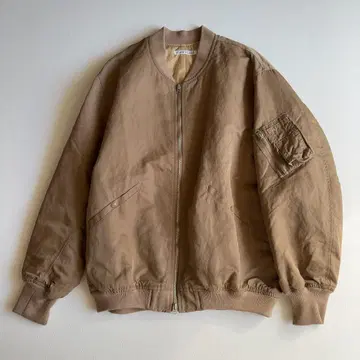 RIAM plage MA-1 블루종 자켓 리브 니트 플라주