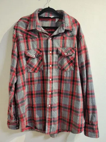 DAKOTA FIVE BROTHER 웨스턴 플란넬 셔츠 XL 체크