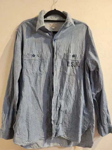 버즈릭슨 데님 셔츠 15-15.5