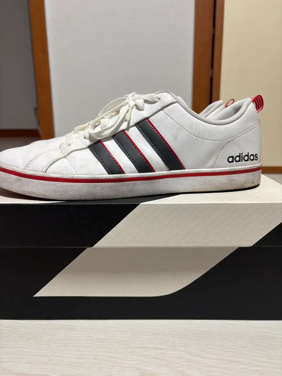 Adidas white sneakers