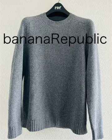 bananaRepublic 그레이 크루넥 니트