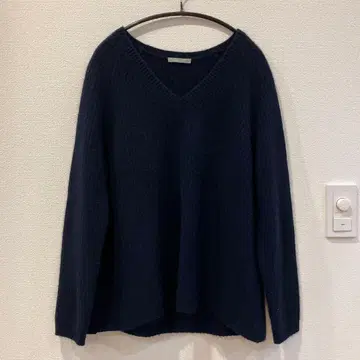 띠어리 루스 네이비 캐시미어 니트 스웨터