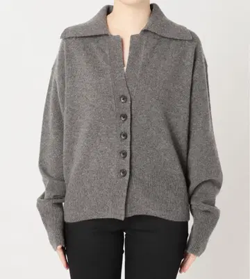 MUSIC 오픈 카라 가디건