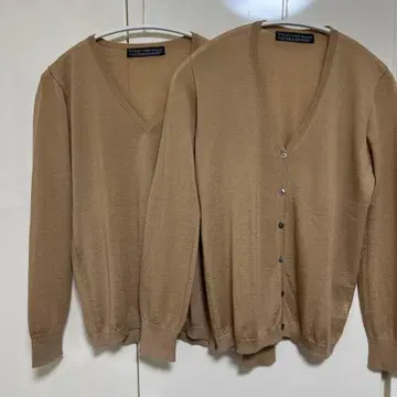 YVON INED N.vague 캐시미어 100% 앙상블 M 사이즈