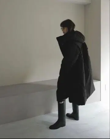 ETRE TOKYO 후디 패딩 롱 코트