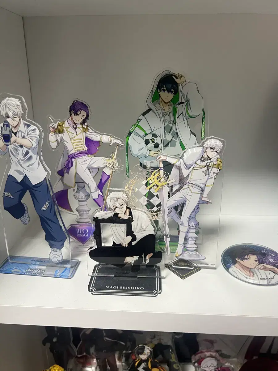 Bluelock Nagi Seishiro Mikage Reo Isagi Yoichi Acrylic Stand Can Badge