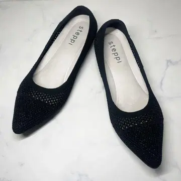 steppi 23cm 스틸레토 메쉬 발레 슈즈 워셔블 블랙