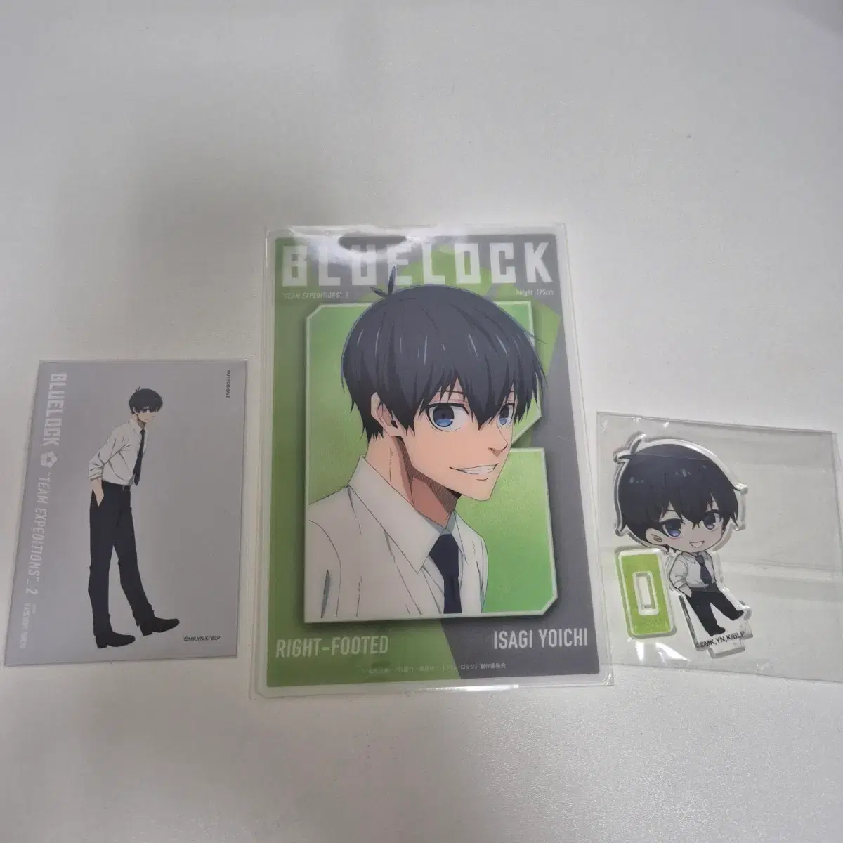 Bluelock Isagi Yoichi Baseyard Mini Acrylic Clear Card Goods Set