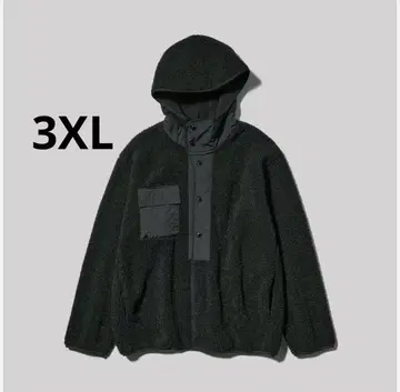 3XL GU ENGINEERED GARMENTS 보아 플리스 스냅 파카
