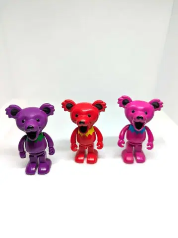 그레이트풀 데드 피규어 댄싱 베어 3체 세트