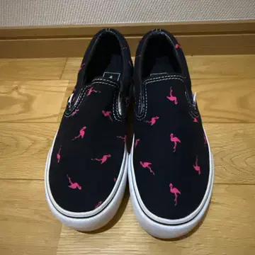 반스 VANS 플라밍고 애니멀 무늬 슬립온 여성용