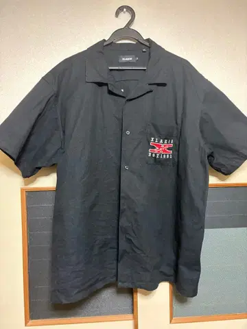 XLARGE 블랙 워크 셔츠 XL