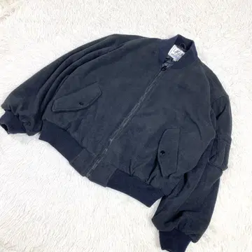 충전솜 블루종 플라이트 자켓풍 구제 의류 블랙 M 사이즈