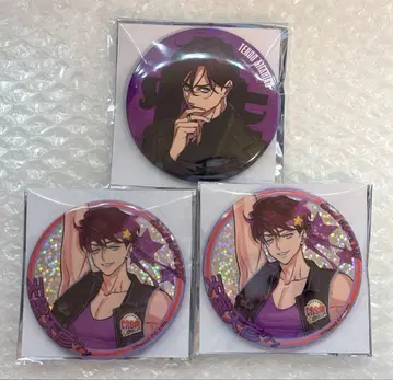 카리스마 텐도 아키히코 캔뱃지 3개 세트 아이돌