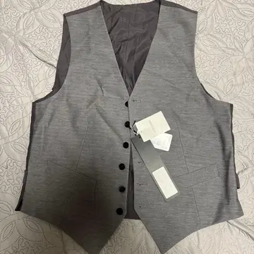 사이즈 와이드 LL 10,890엔 HILTON 그레이 수트 베스트