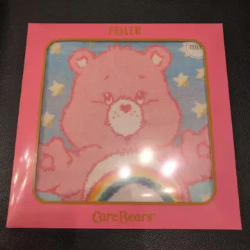 페이러 케어베어 치어베어 스타 타월 손수건 PLAZA 한정판