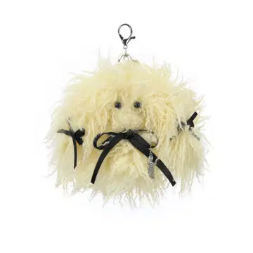 히피 키링 - 피요코 크림색 토끼형 키링