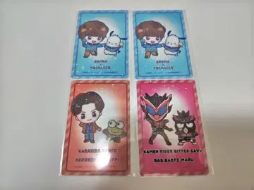 가면라이더 가브 산리오 콜라보 클리어 카드 쇼마 신키다 반토 비터 가브