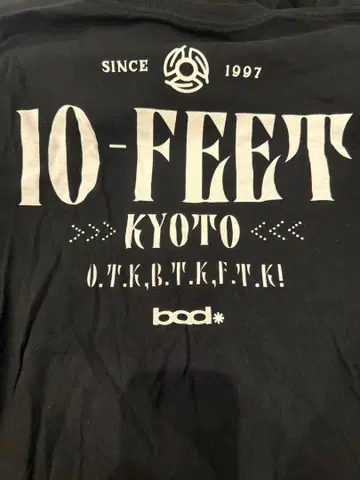 10-FEET 티셔츠 교토 L 사이즈