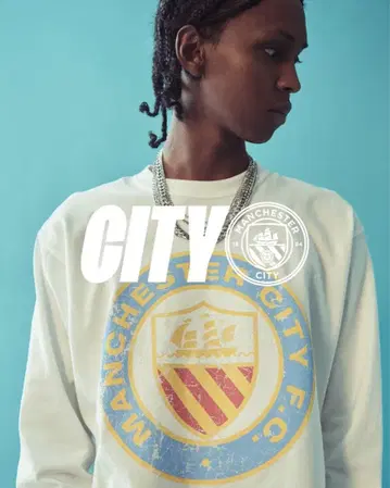 WIND AND SEA LS TEA 맨체스터 시티 콜라보