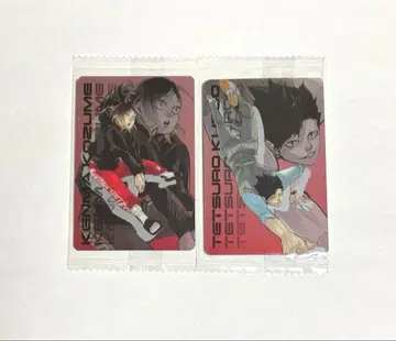 하이큐 여우 손톱 연마 쿠로오 테츠로 키라피 카드 점프샵