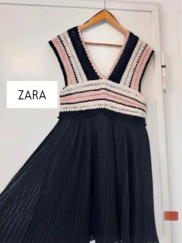 ZARA 슬리브리스 니트 원피스 S 사이즈