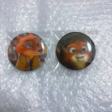 주토피아 해피 복권 J상 캔뱃지 세트 닉 주니어 시절