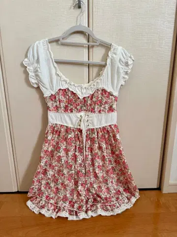 레어 LIZLISA 파워풀 꽃무늬 원피스