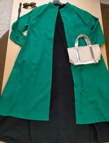 새상품 coca 코카 그린 원피스