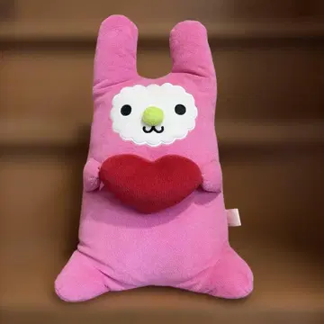 토끼형 핑크 봉제 인형