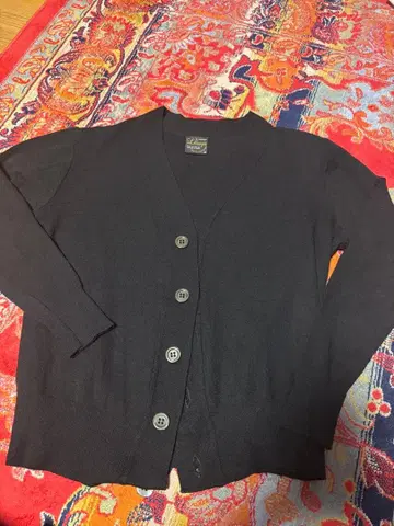 Letroyes 루트로와 앙리 가디건 블랙 S