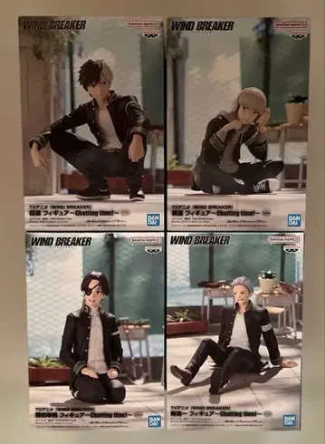 WINDBREAKER 피규어 4개 세트