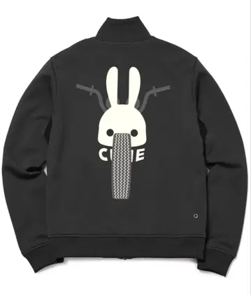 거의 미사용 CUNE 큔 스탠드 지퍼 저지 블랙 사이즈 2