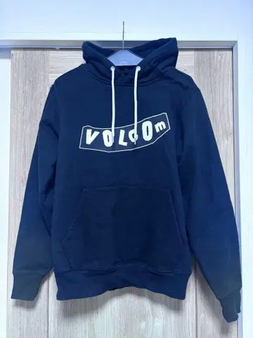 VOLCOM 볼컴 블랙 후드티 M