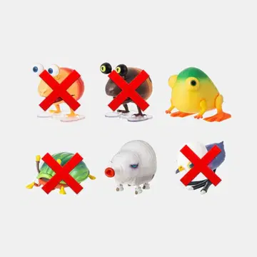 피크민 원생생물 컬렉션 이모가엘 부타도쿠리