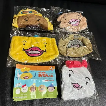 힘내라! 오뎅군 파우치 & 복조리 컬렉션 전 5종 컴플리트 2