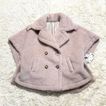 [ 택 포함 새상품 ] 엠보테 울 판초 코트 케이프 코트