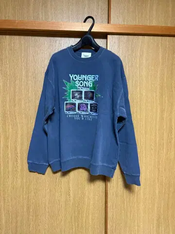 yanger SONG 네이비 TV 맨투맨 양거송