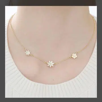 마리콴트 에폭 리얼 데이지 목걸이 미사용 새상품