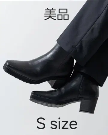 CLEL 하이 밑창 디자인 힐 부츠 S 사이즈