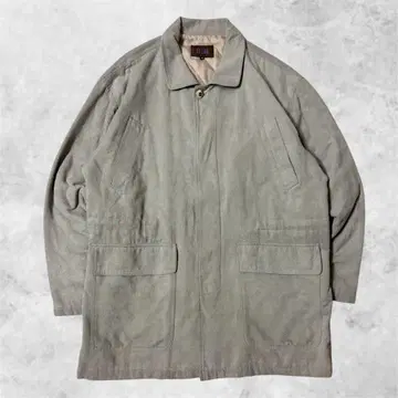 스웨이드 느낌 자켓 커버올 그레이 M 출퇴근