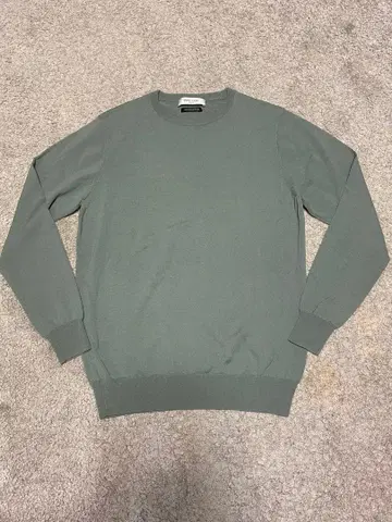 Demi-Luxe BEAMS 그레이 크루넥 스웨터