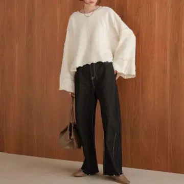 Bab 전후 2WAY 멜로 맨투맨 상의