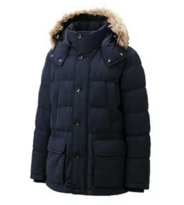 유니클로 다운 자켓 네이비 L 사이즈