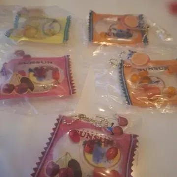 SUNSUN 후르츠 캡슐 토이 5개 세트