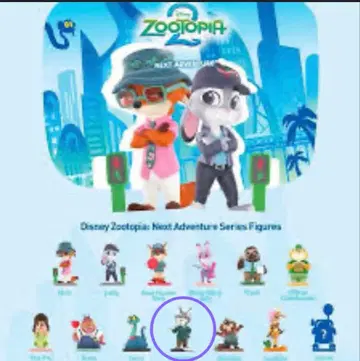 POP MART 팝마트 주토피아2 파우바트