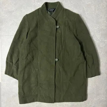 울 혼방 울 자켓 다크 그린 M 빈티지