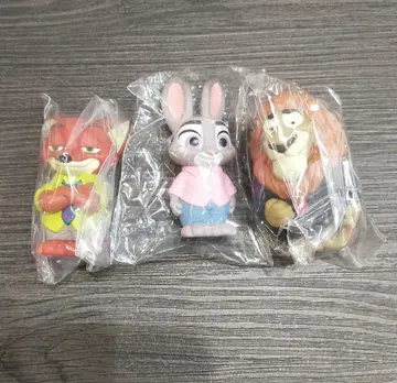 주토피아 소프트 비닐 손가락 인형 피규어 주디 닉 라이온 하트 시장