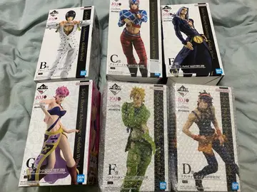 죠죠의 기묘한 모험 golden wind 제5부 B~G상 피규어 세트