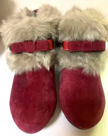 퍼 부츠 부츠 퍼 여성용 퍼 부츠